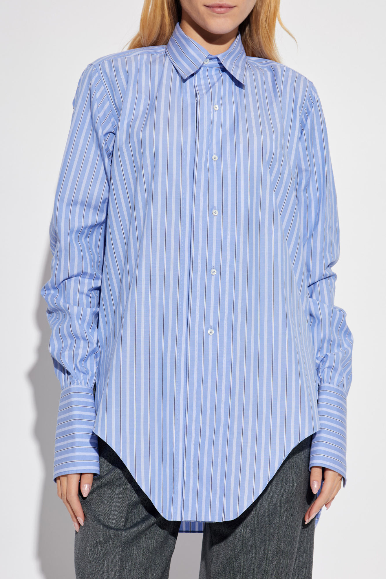 Maison Margiela Shirt with stripe pattern | Women's | Vitkac